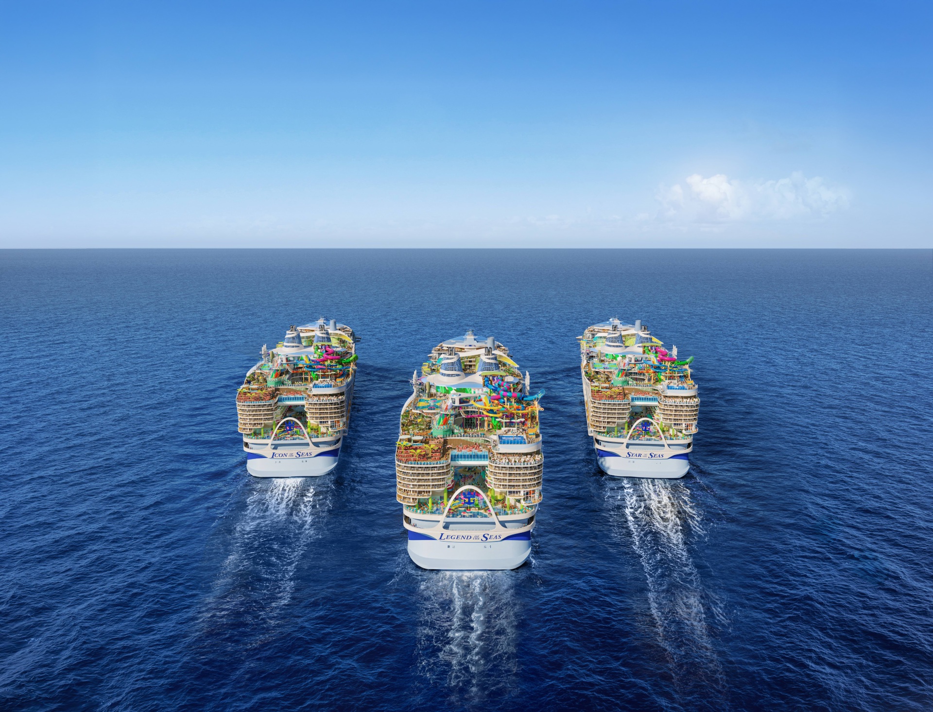 Cruise ship size comparison